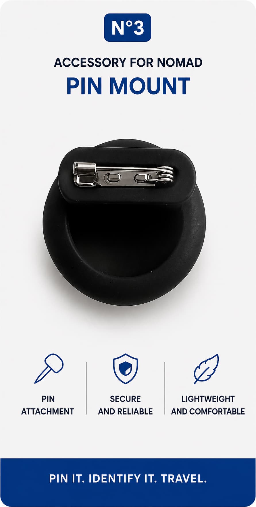 Pack-Nomad Pin accessory